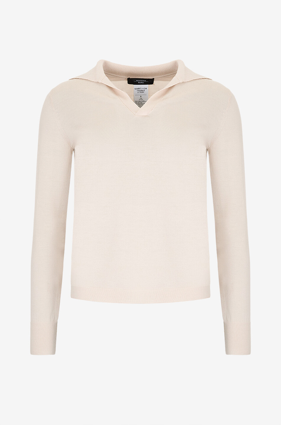 WEEKEND MAX MARA Cappa jersey polo shirt Women BEIGE 1