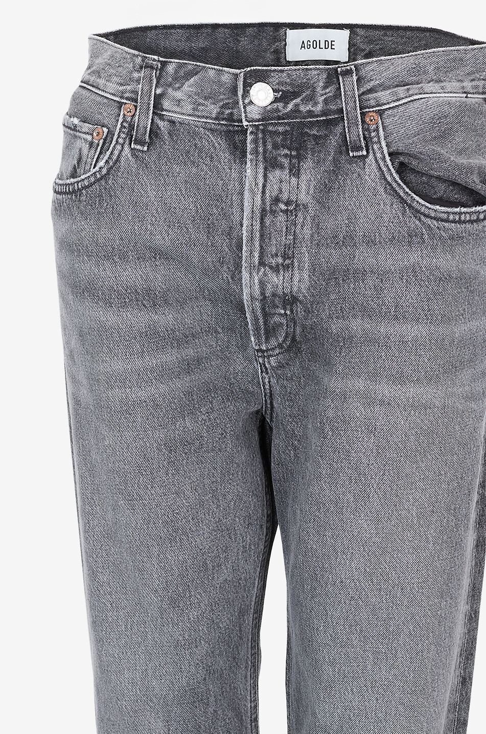 AGOLDE Pinch 90s denim straight jeans Women GREY 4