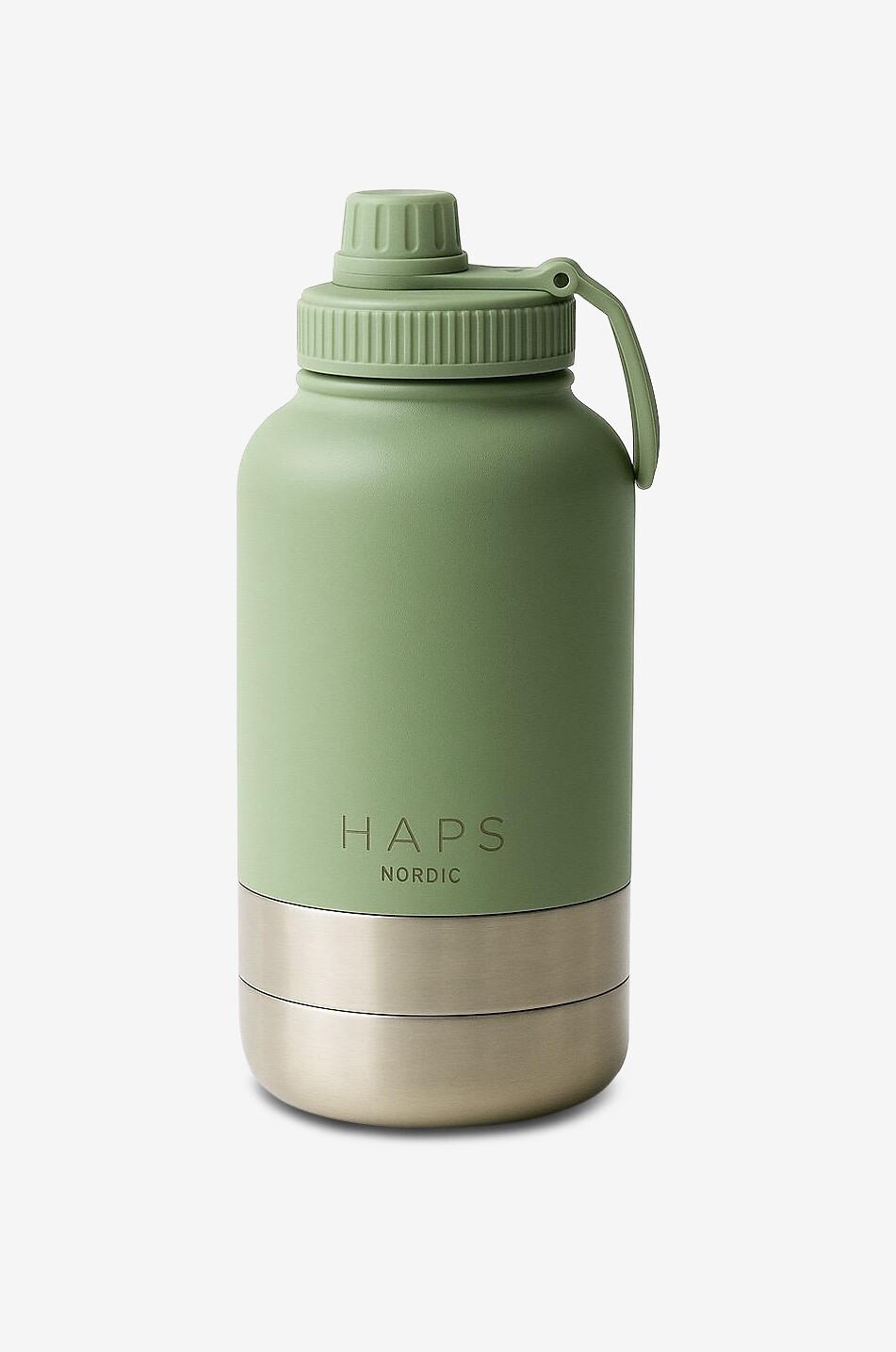 HAPS NORDIC Gourde avec récipients à en-cas intégrés Haps Go - 900 ml Maison VERT CLAIR 1
