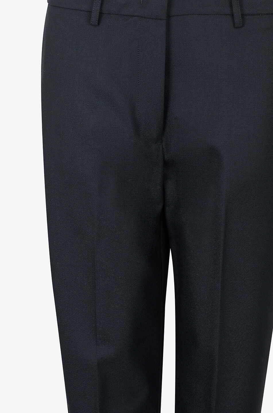 HERNO Gerade Hose aus fliessendem Wollköper Damen SCHWARZ 3