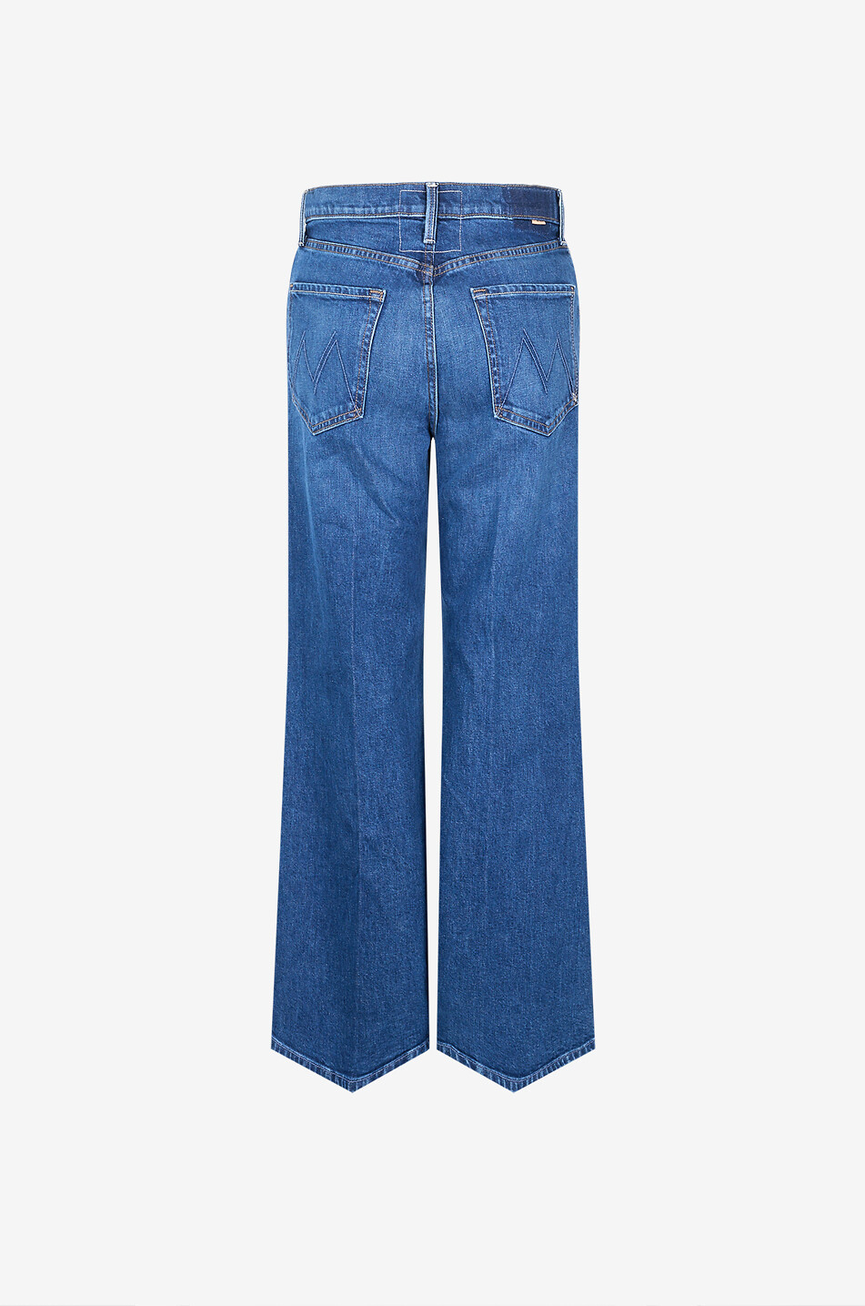 Tomcat Roller Skimp flared wide-leg denim jeans MOTHER BLUE