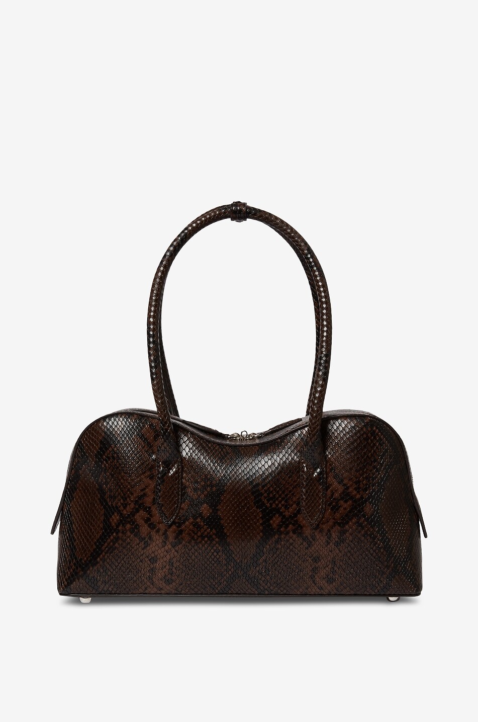 STELLA McCARTNEY Ryder faux leather snakeskin handbag Women BROWN 2