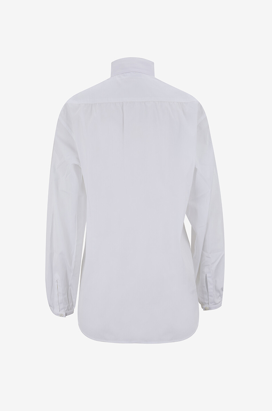 BOURRIENNE PARIS X Chemise en popeline à col mao manches bouffantes Poetesse Femme BLANC 2
