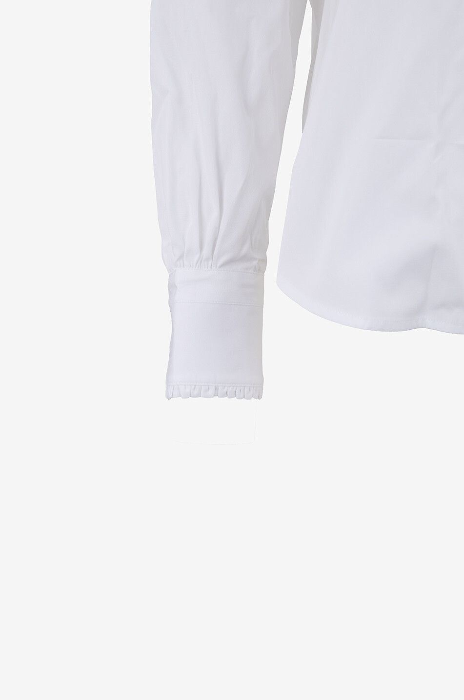 BOURRIENNE PARIS X Cavalière high-collar popeline shirt Women WHITE 7