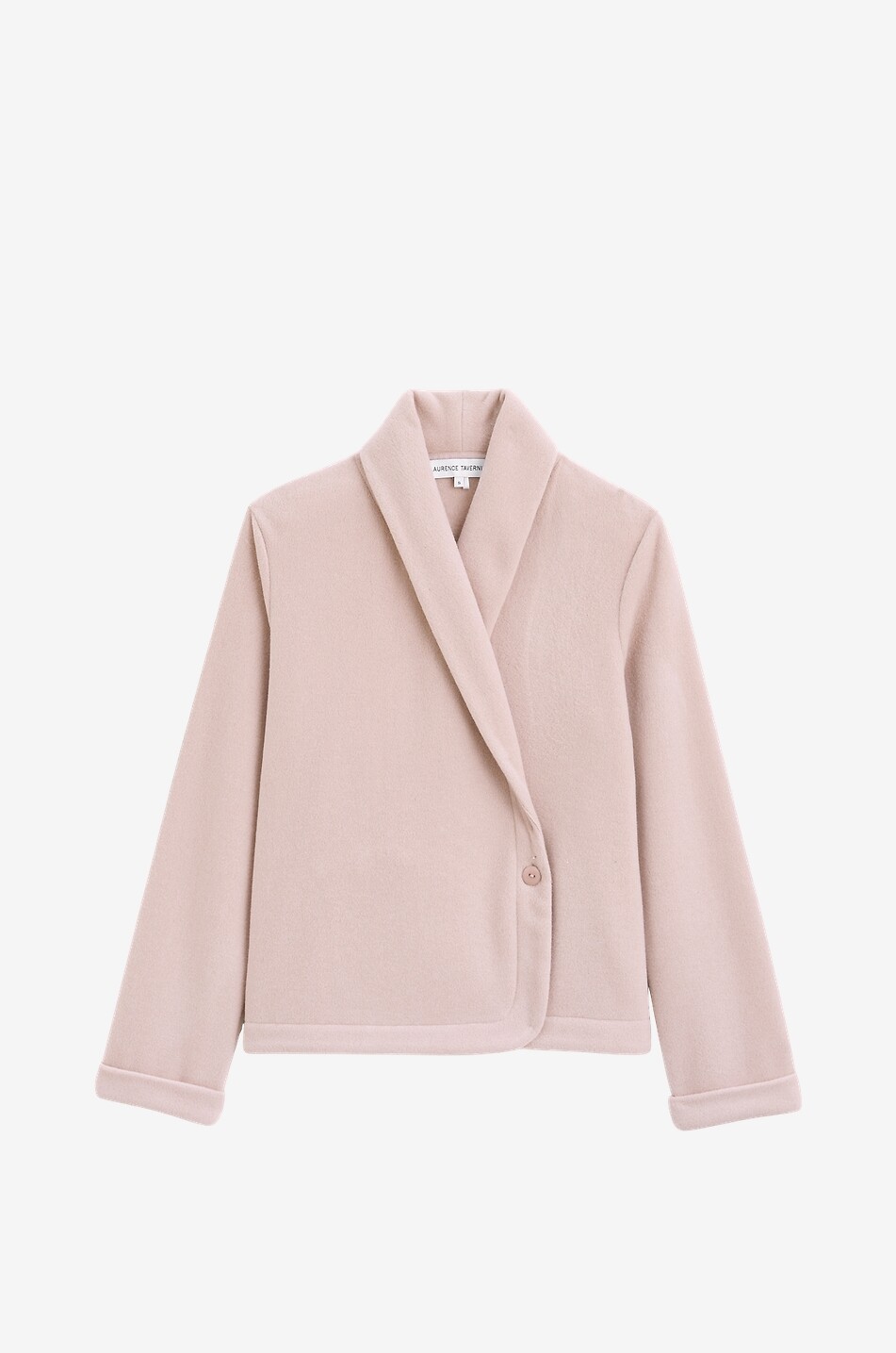 LAURENCE TAVERNIER Cardigan cache-cœur en polaire Louna Femme BEIGE 1