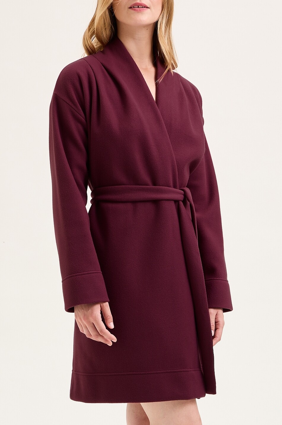 LAURENCE TAVERNIER Kurzer Bademantel aus Polarfleece Sarah Damen ROT 2