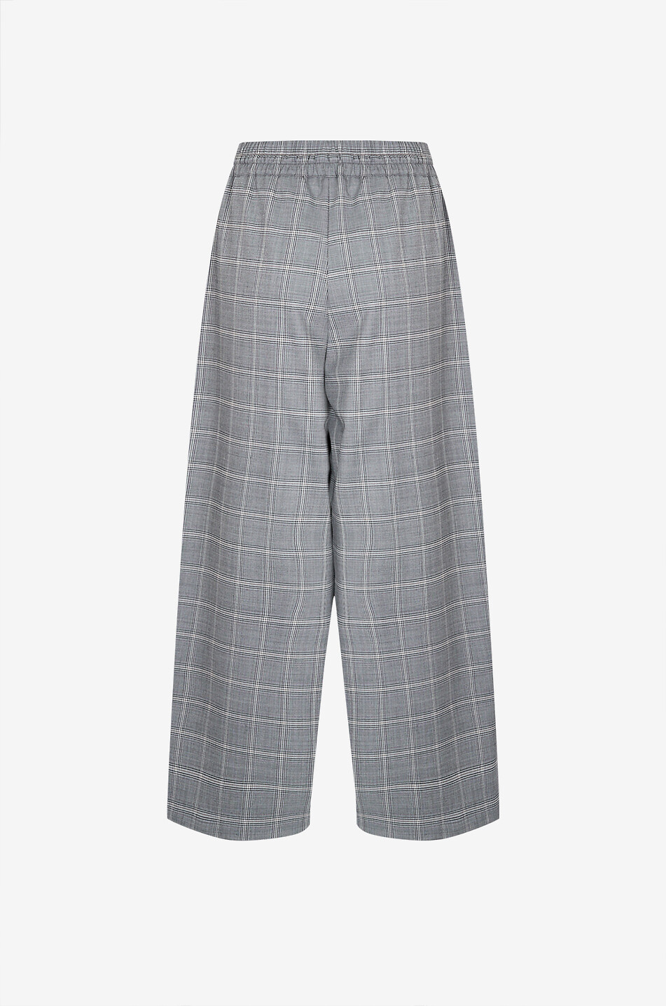 Pantalon droit large à carreaux imprimé Luigi WEEKEND MAX MARA