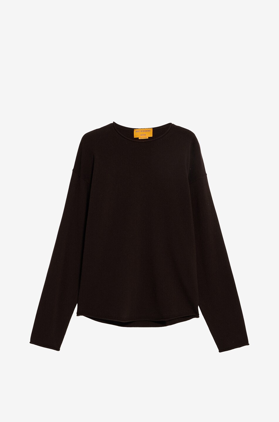 Oversized Rundhalspullover aus Jersey
