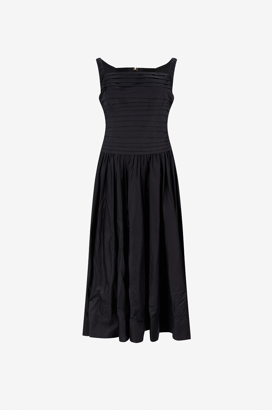 Star midi strappy dress in cotton
