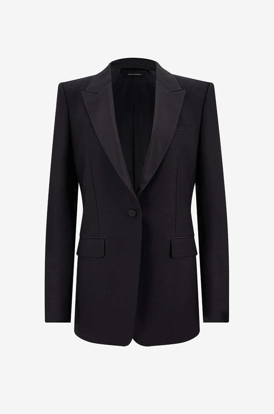 Textured twill lapel collar blazer TOM FORD BLACK Bongénie