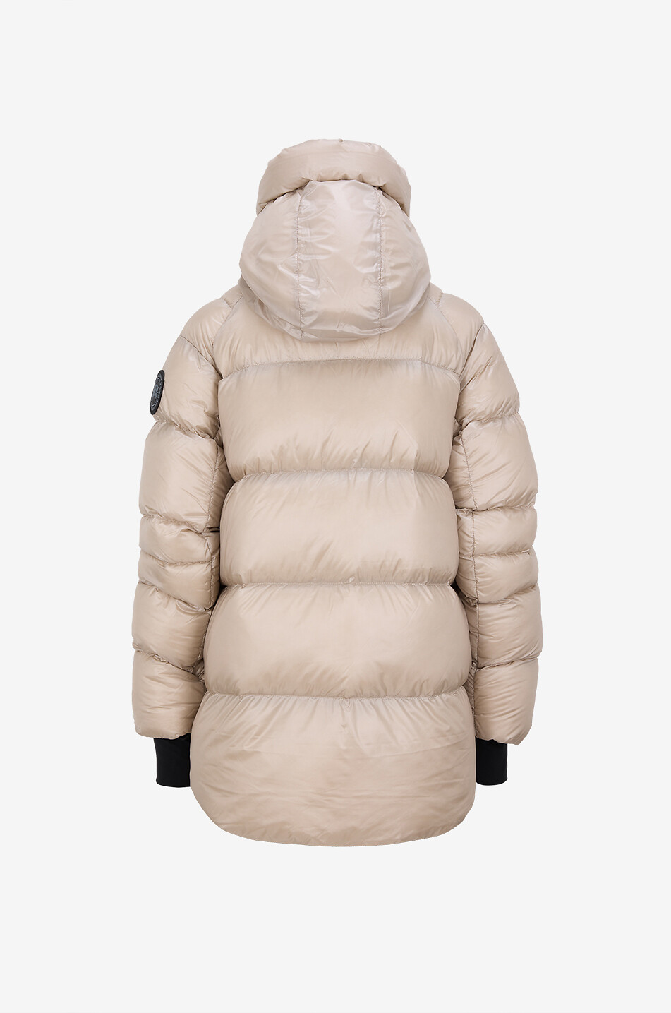 CANADA GOOSE Doudoune mi-longue en tissu technique à col montant Cypress Femme GRIS CLAIR 2