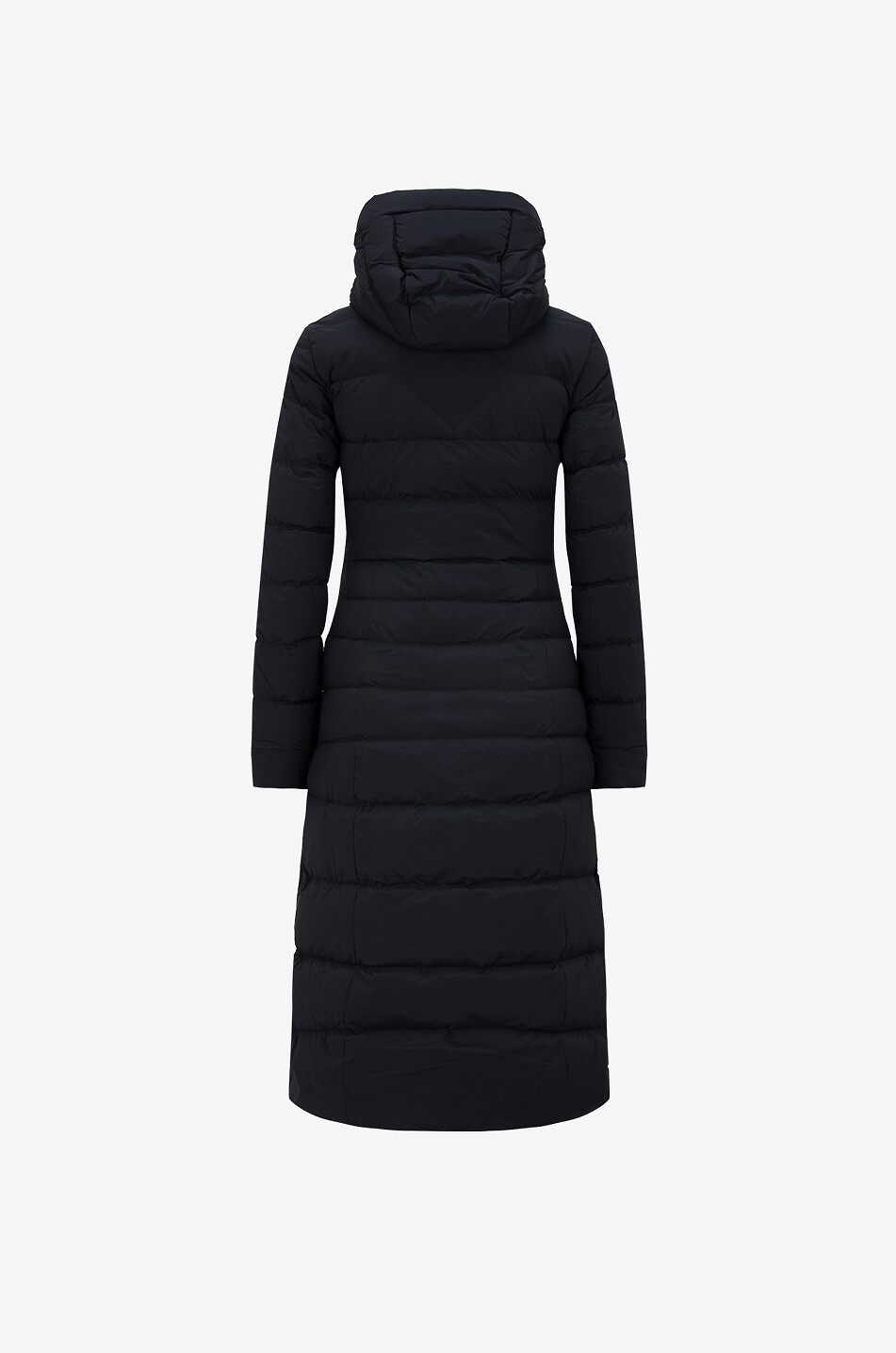 CANADA GOOSE Clair long quilted technical fabric puffer coat Women BLACK 2