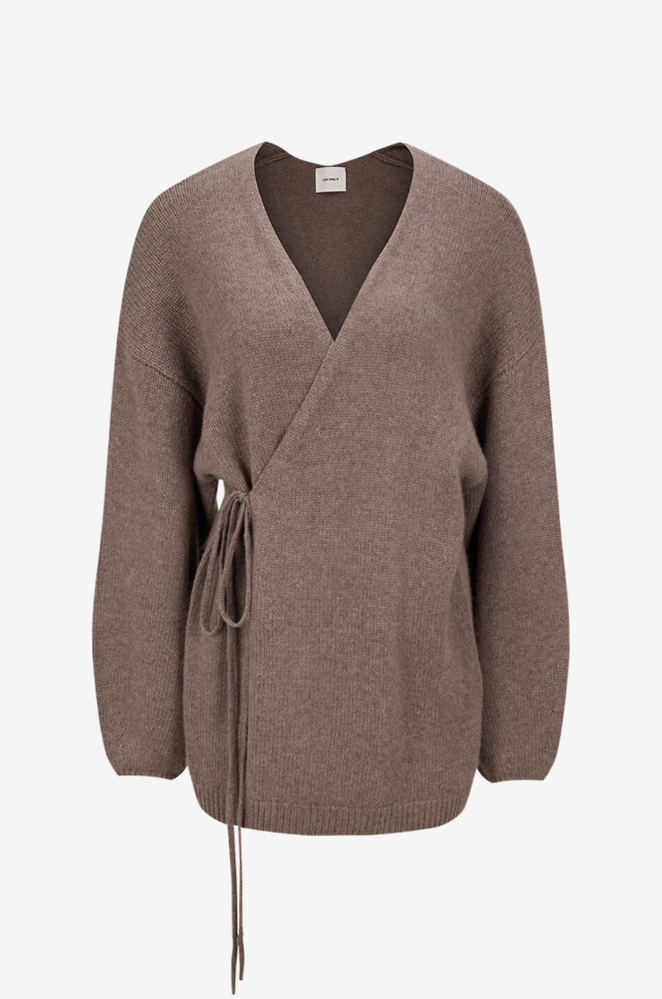 Cashmere and cotton cardigan - HEMISPHERE - CAMEL - Bongénie