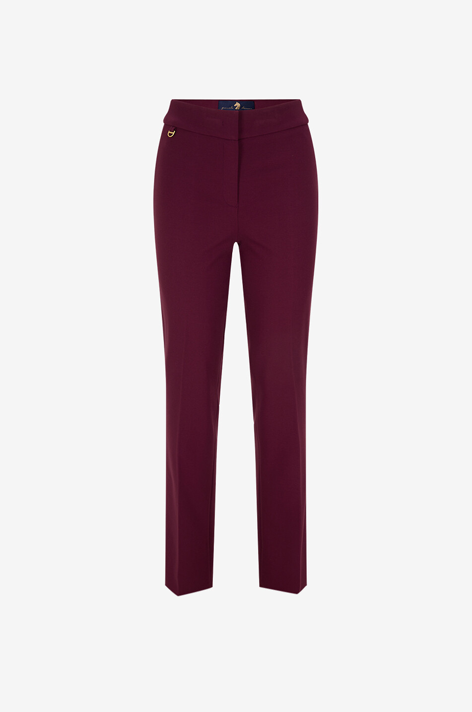 Pantalon évasé en jersey Phellie PAMELA HENSON ROUGE FONCÉ