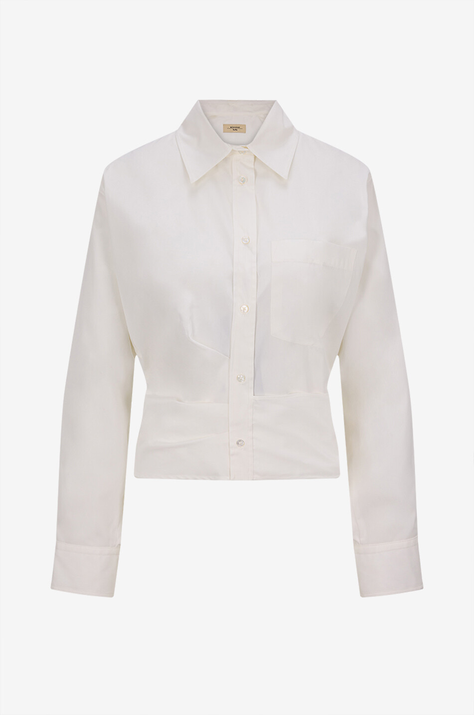 WEEKEND MAX MARA Fledermausärmel-Hemd aus Popeline Fresco Damen WEISS 1