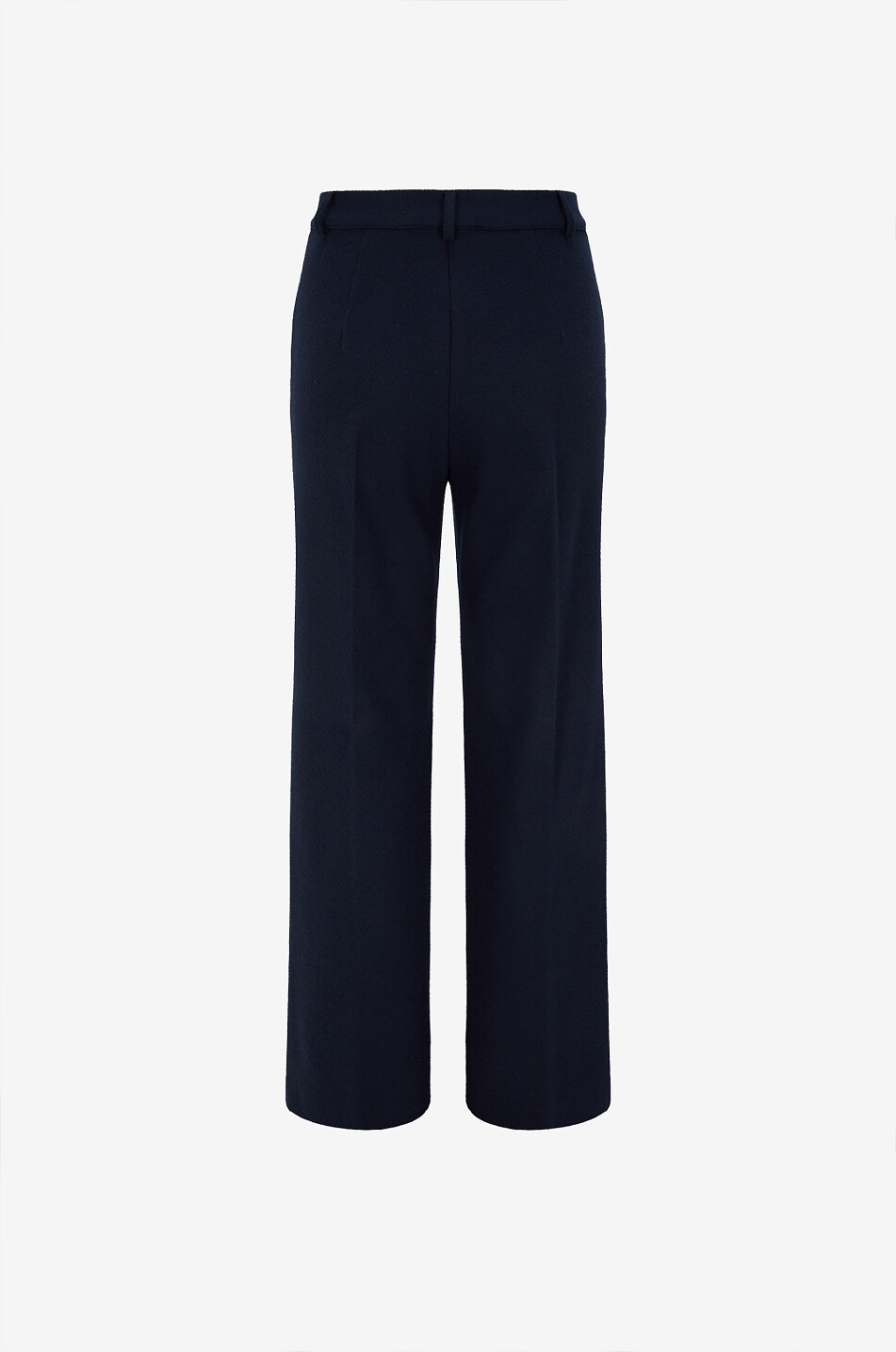 WEEKEND MAX MARA Zelota straight fleece trousers Women DARK BLUE 2