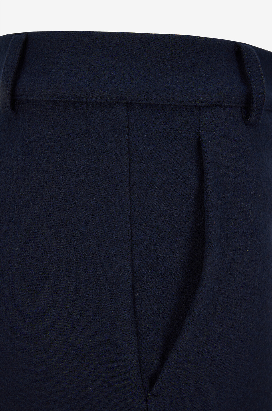 WEEKEND MAX MARA Zelota straight fleece trousers Women DARK BLUE 3