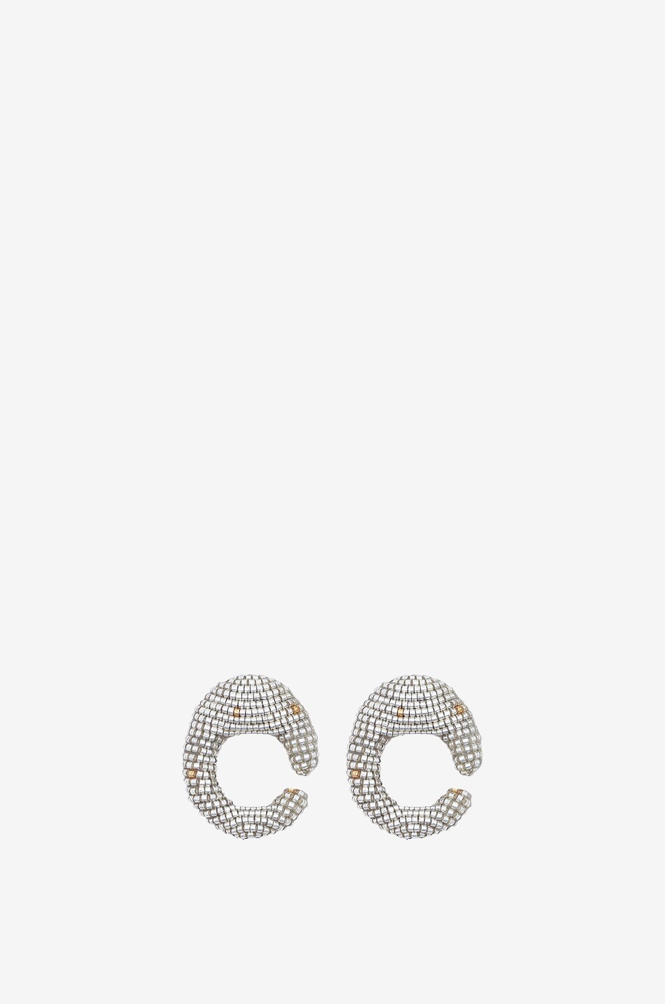 SUSANA VEGA Bague en perles de verre Macia Femme ARGENT 1