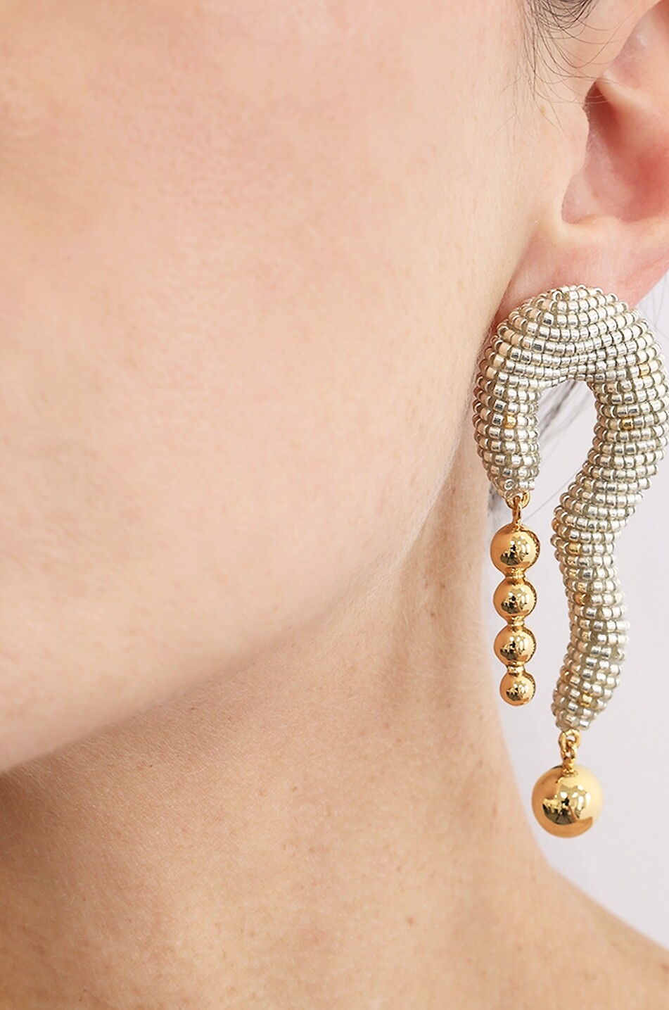 SUSANA VEGA Boucles d'oreilles asymétriques Sunset Femme ARGENT 2