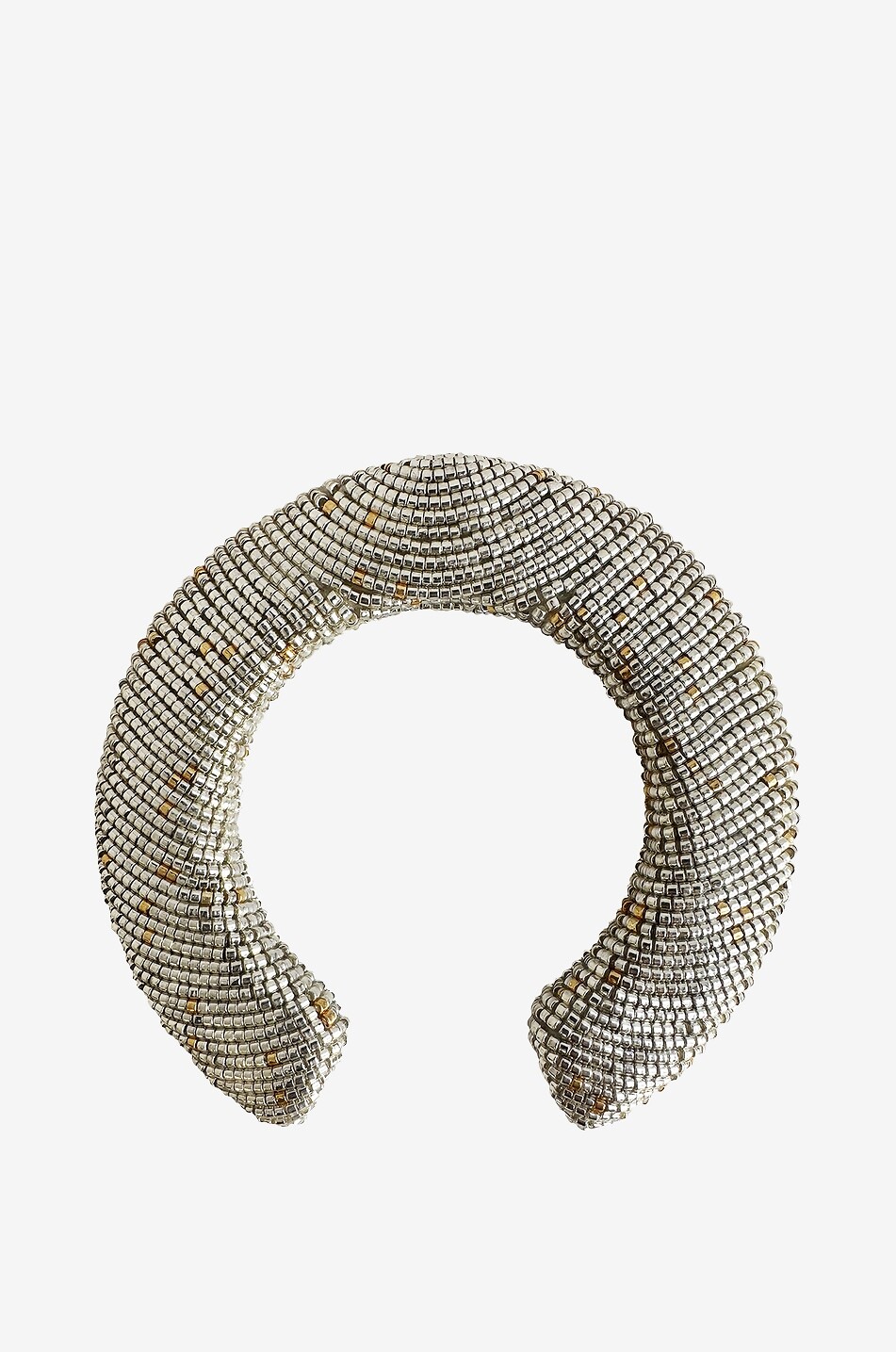 Jonc épais orné de perles Halo