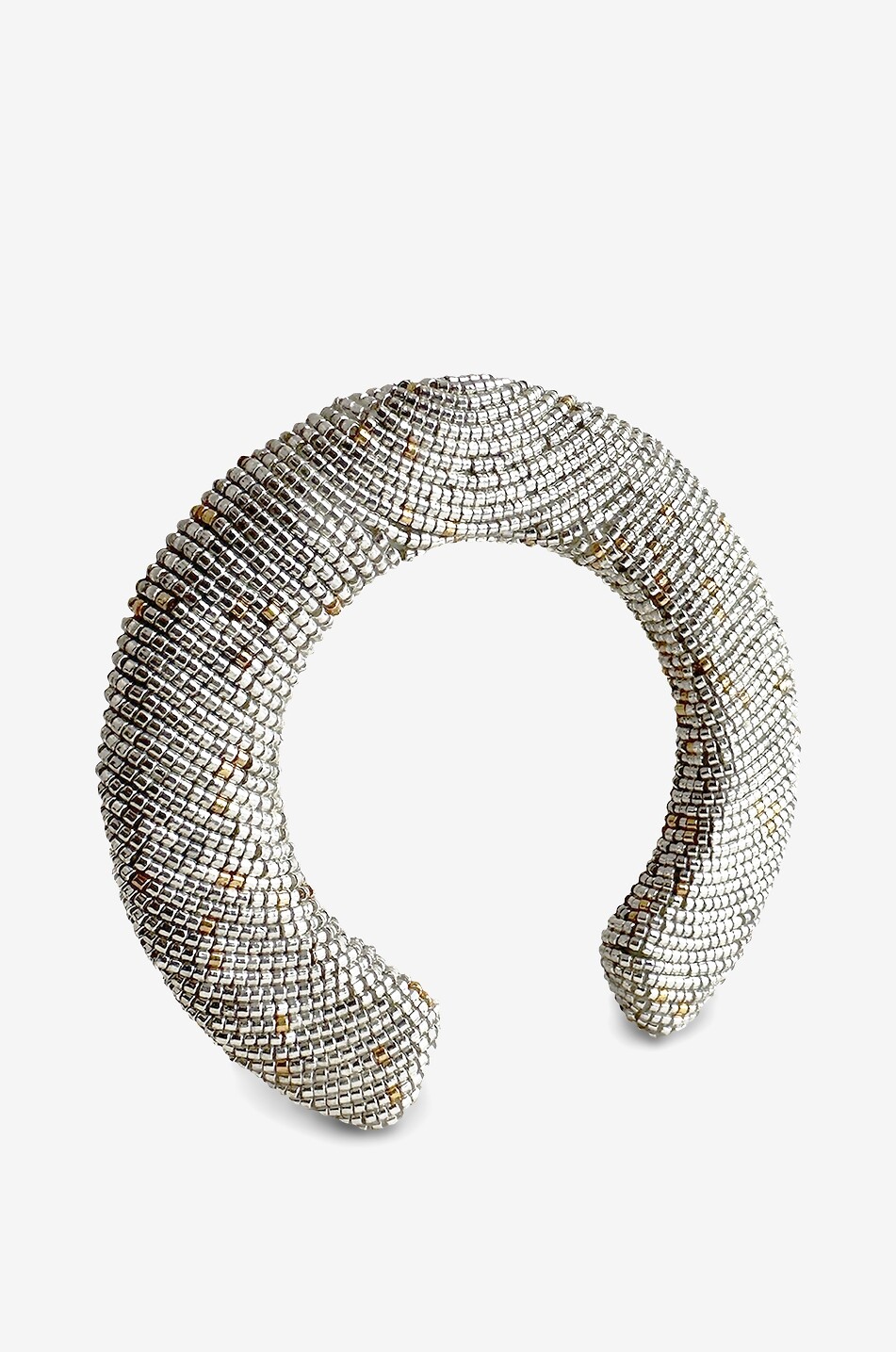 SUSANA VEGA Jonc épais orné de perles Halo Femme ARGENT 2