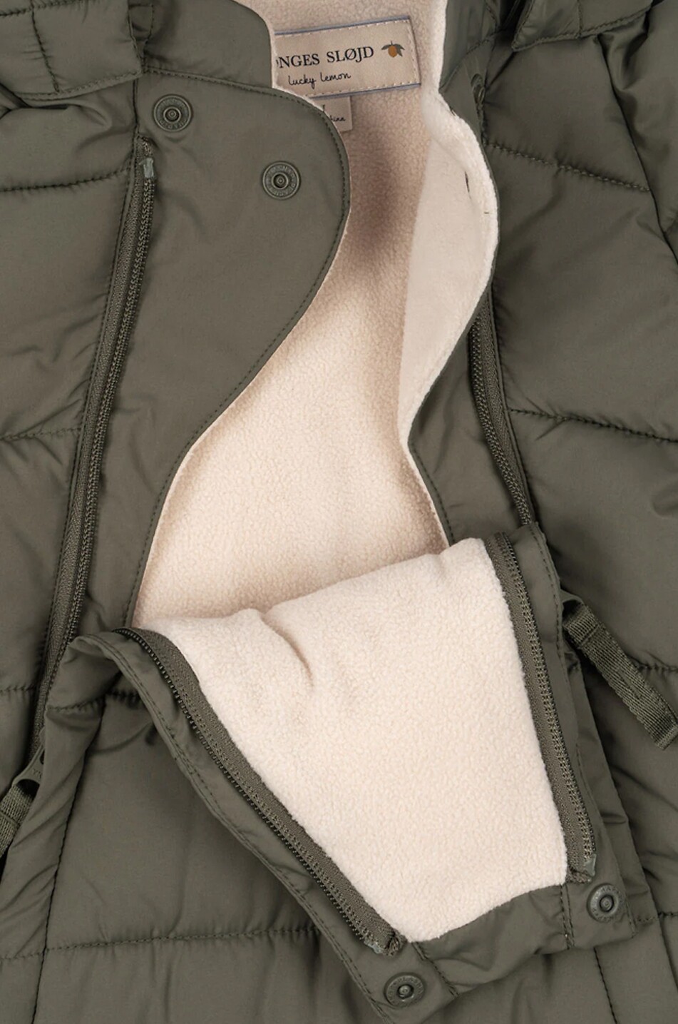 KONGES SLØJD Combinaison pilote bébé en tissu technique Alpi Bébé VERT FONCÉ 5