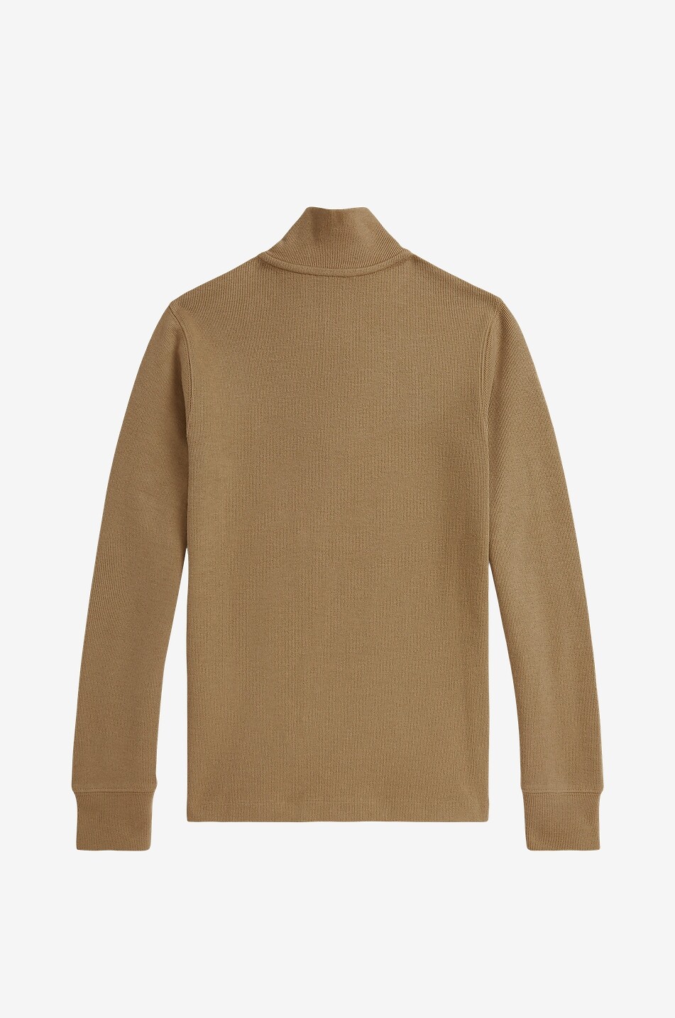 POLO RALPH LAUREN Estate-Rib quarter-zip boys' sweatshirt Boy CAMEL 2