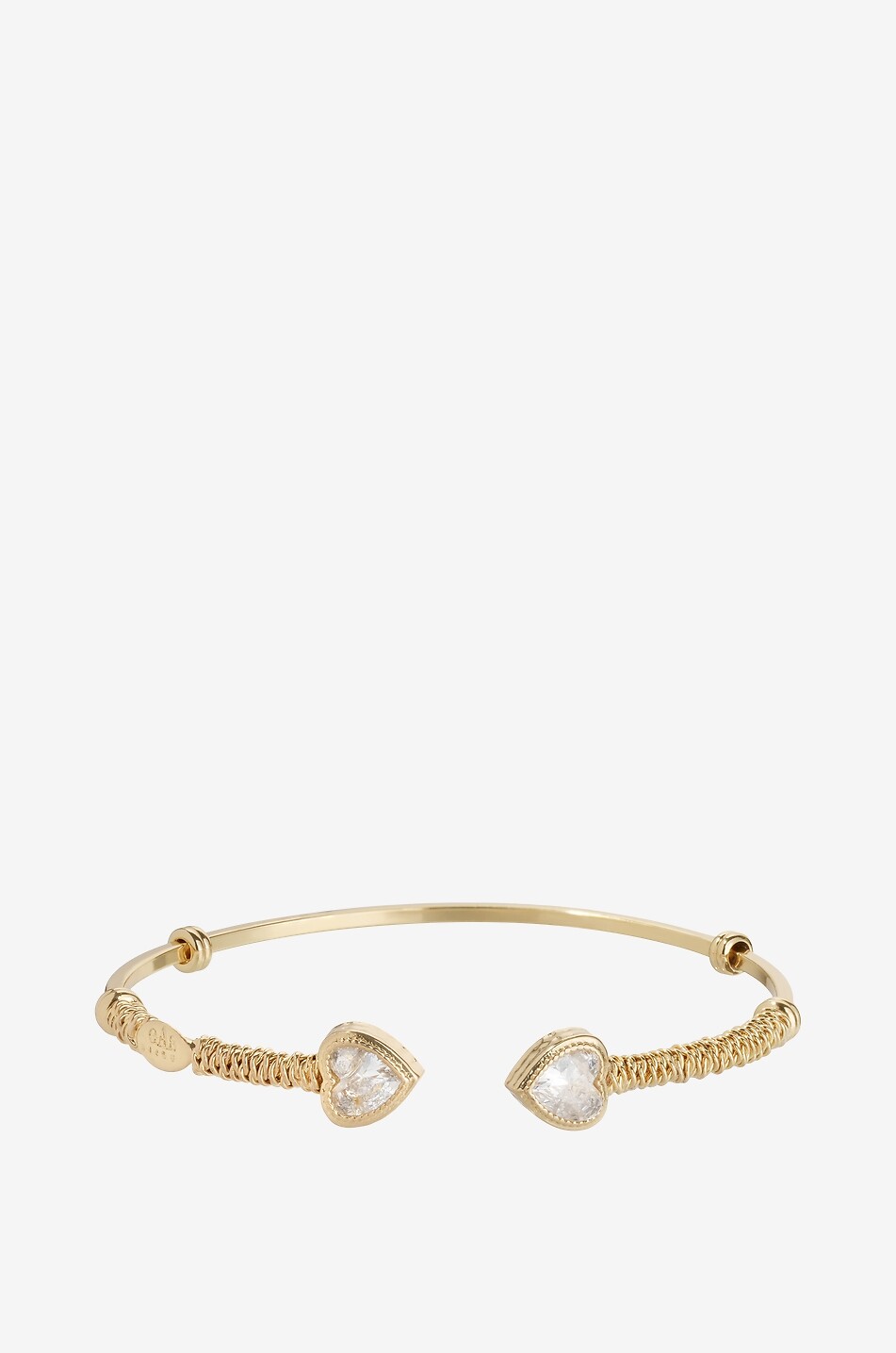 Goldener Armreif mit Strass Duality Amore