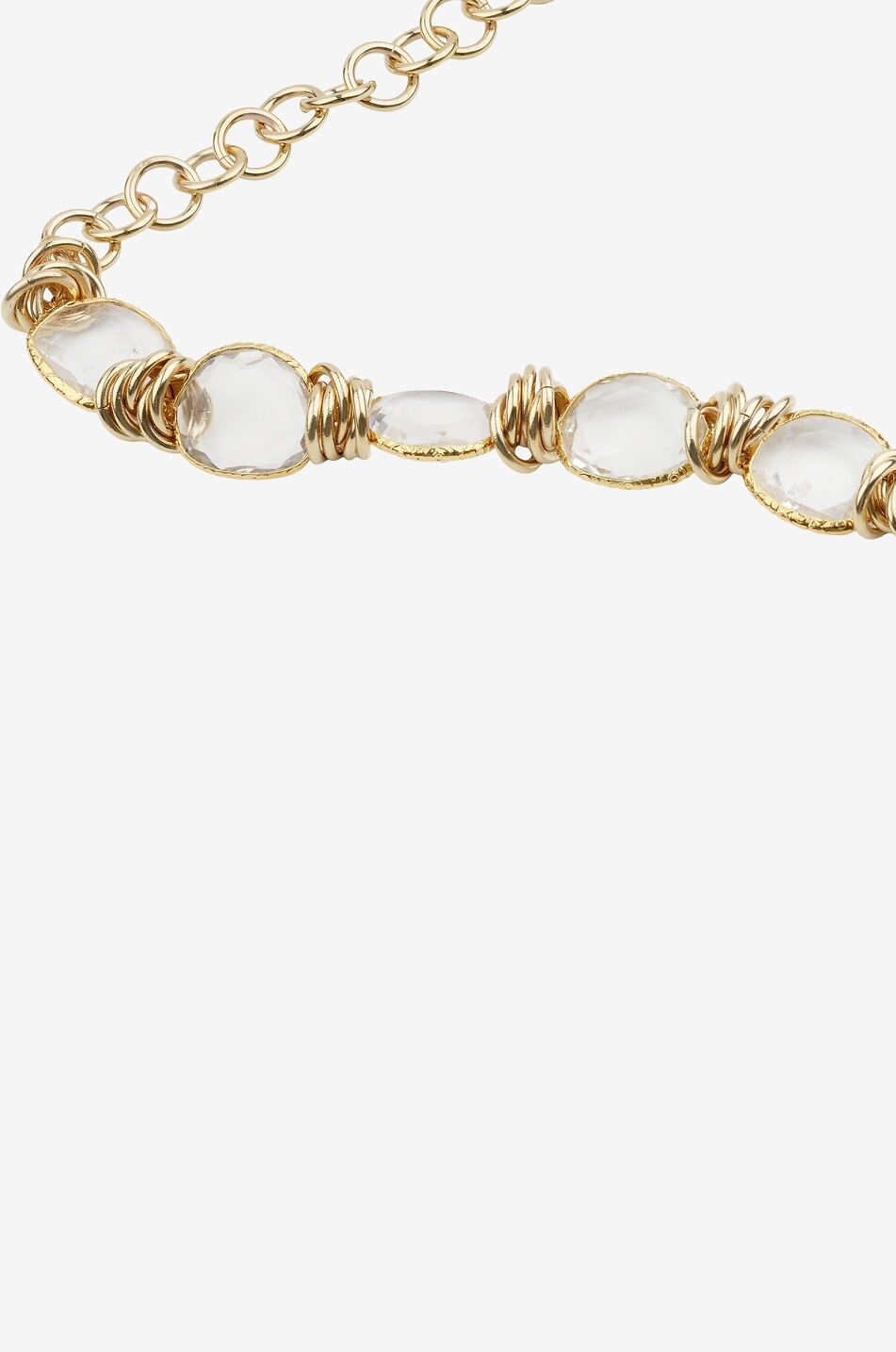 GAS BIJOUX Sirena gold-tone necklace with crystal Women GOLDEN 3