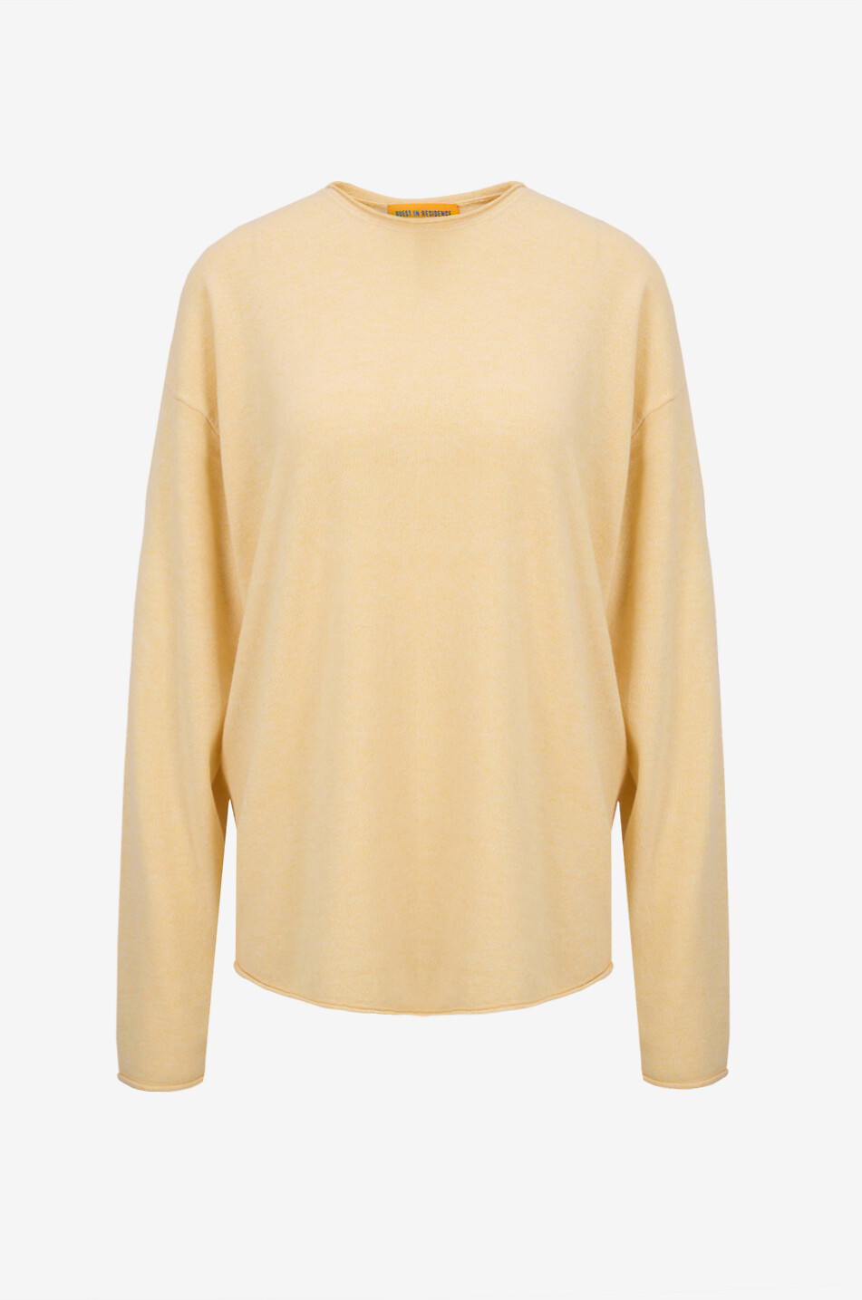 Oversized Rundhalspullover aus Jersey