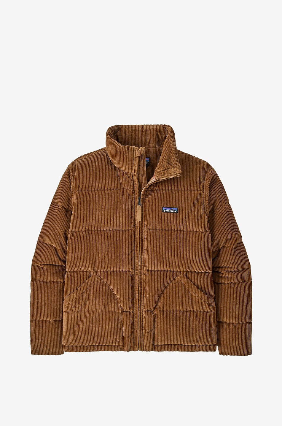 Hochwertige Steppjacke mit Stehkragen aus Cord