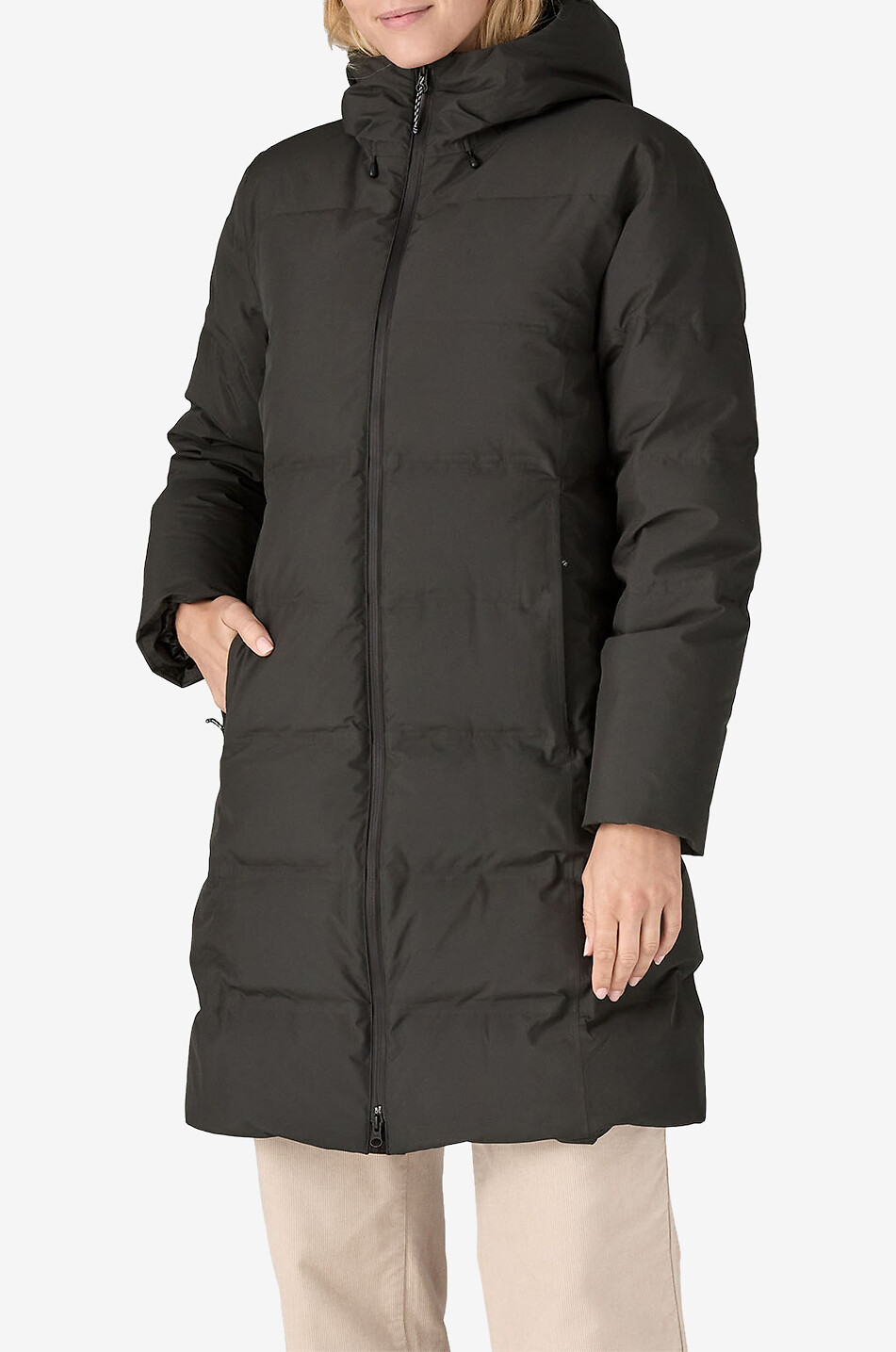 PATAGONIA Parka longue en tissu technique Jackson Glacier Femme NOIR 2