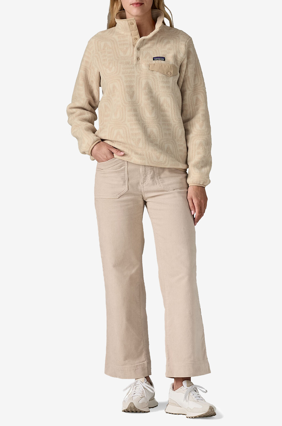 PATAGONIA Fleecepullover Synchilla Snap-T Damen Hellbeige 4