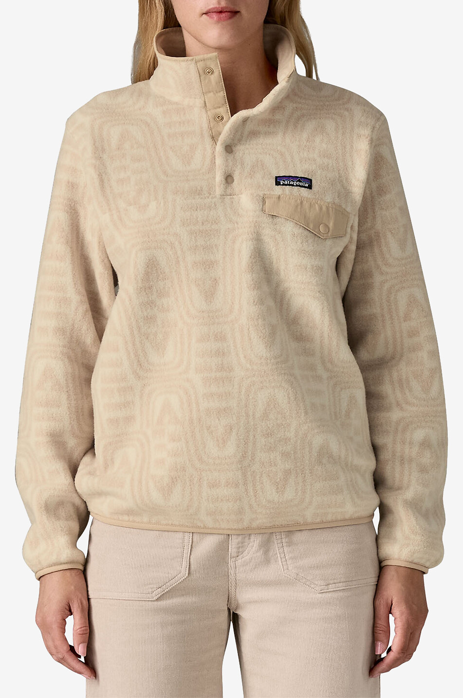 PATAGONIA Fleecepullover Synchilla Snap-T Damen Hellbeige 2