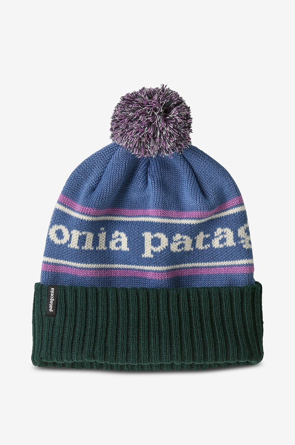 PATAGONIA Bonnet à pompon Powder Town Femme MULTICOLORE 1