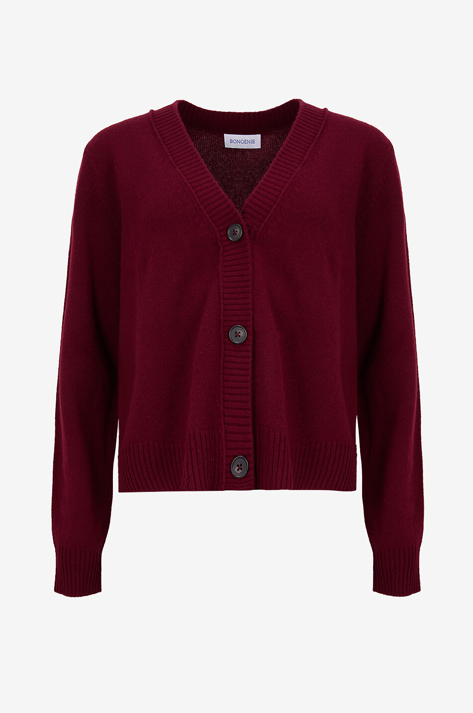 Cardigan boxy à col v en maille