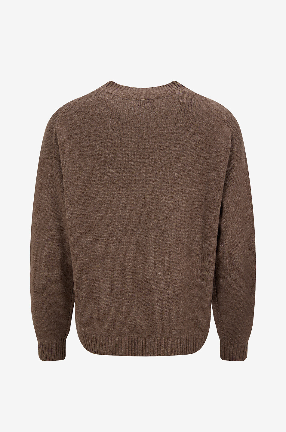 BONGENIE Oversize-Strickpullover mit V-Ausschnitt Damen BRAUN 2