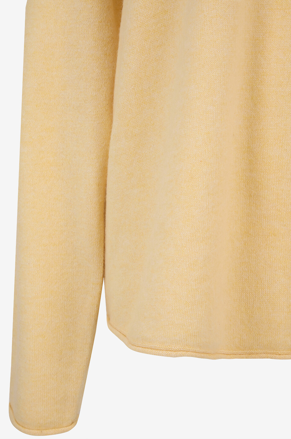 GUEST IN RESIDENCE Oversized Rundhalspullover aus Jersey Damen GELB 3