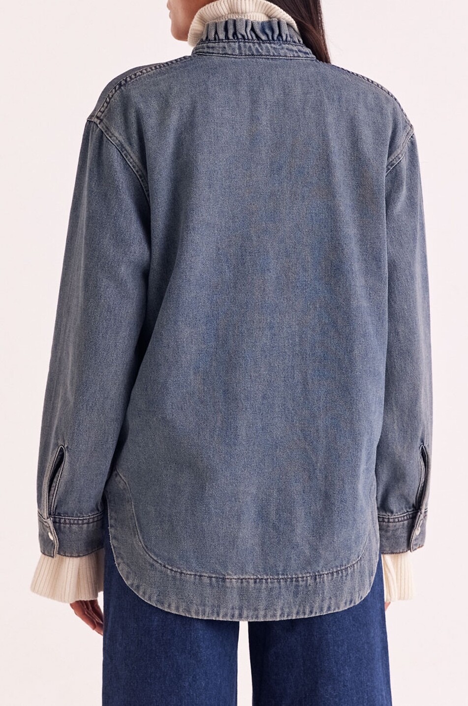 BALZAC PARIS Chemise à manches longues Salomé Femme BLEU 3