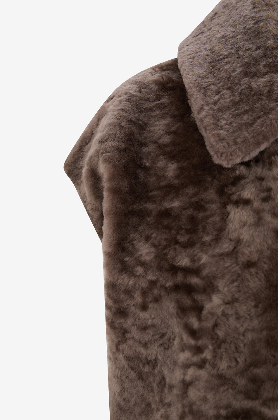 JOSEPH Kurze wendbare Lammfelljacke Molin Damen BRAUN 3