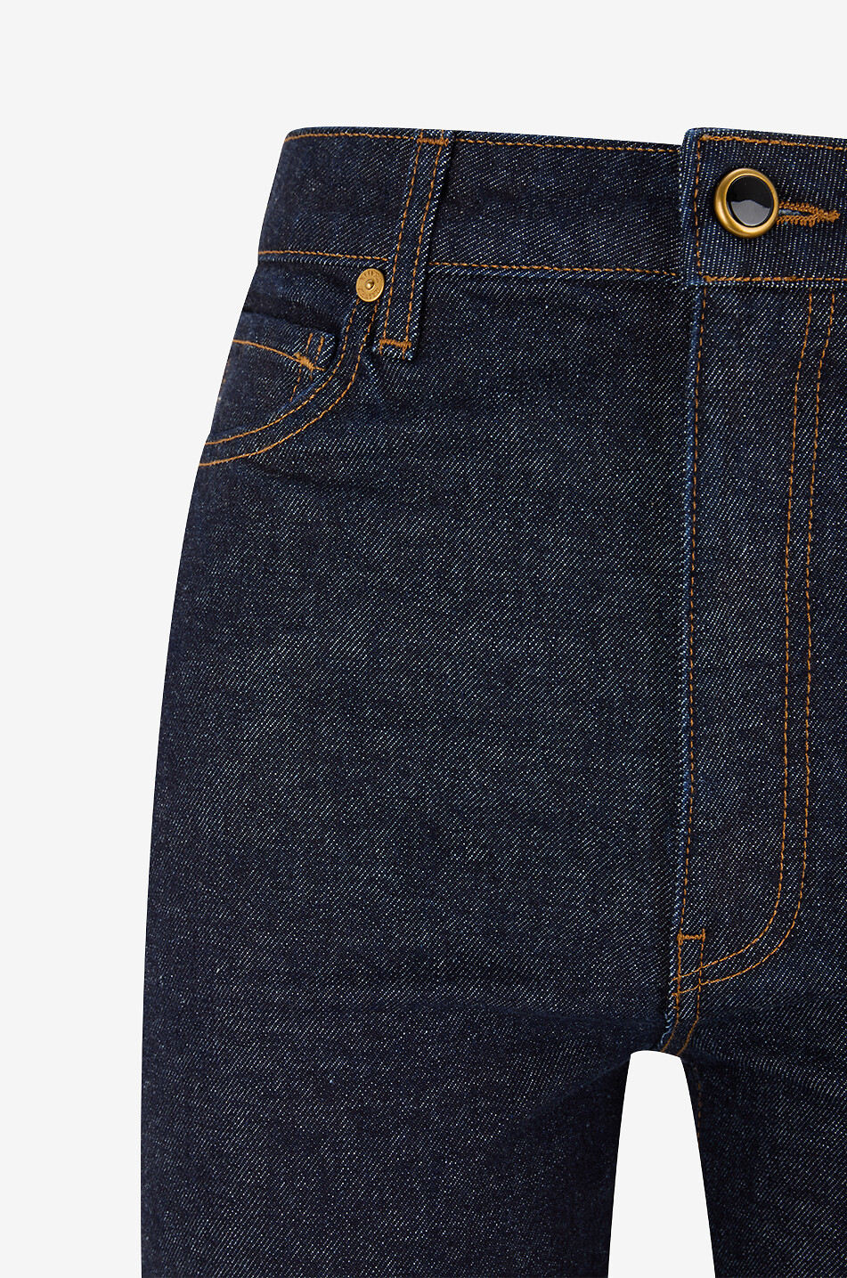 KHAITE Gerade Denim-Jeans Danielle Damen SCHWARZ 3