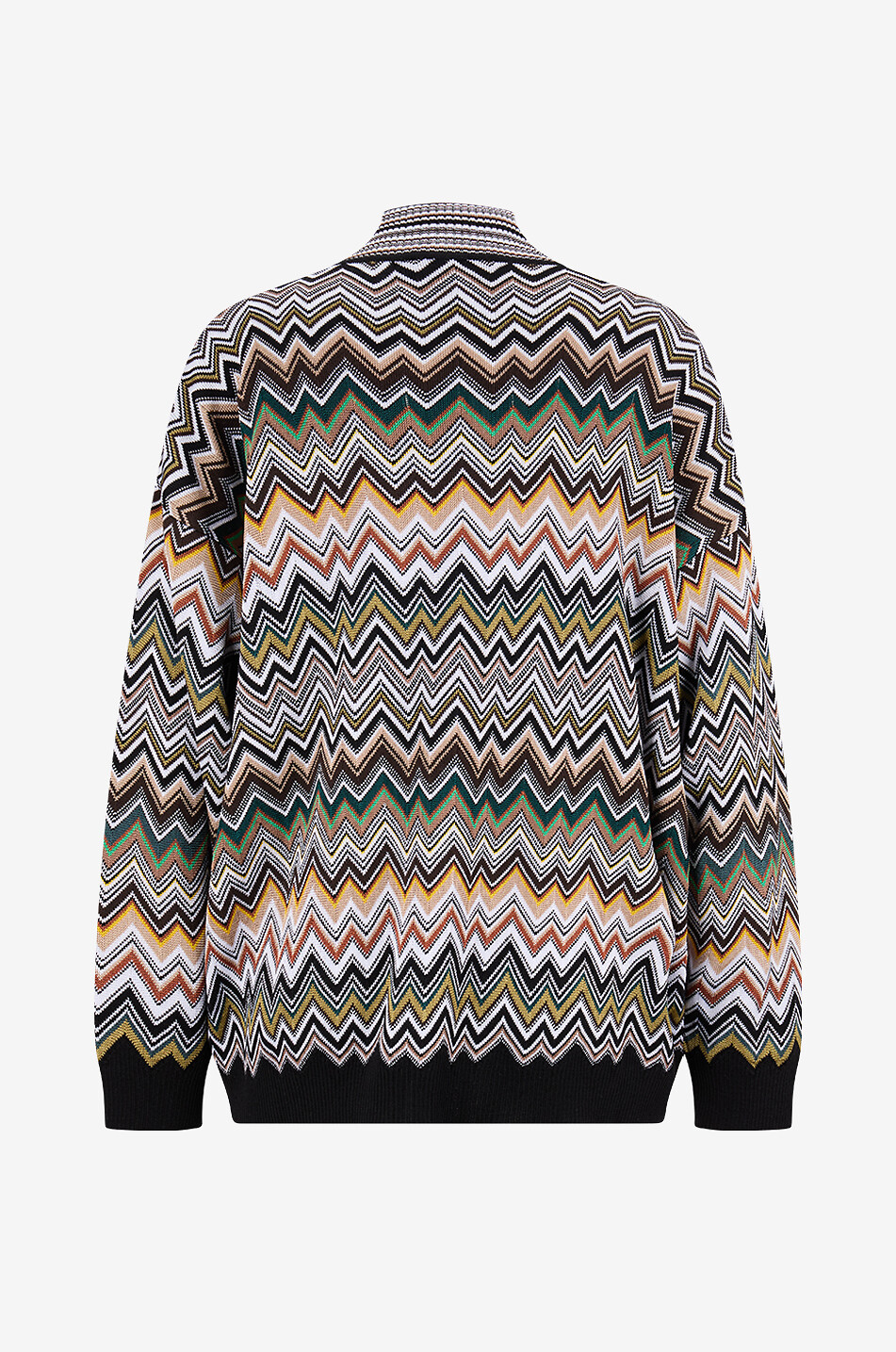 MISSONI Pull à col montant en maille à chevrons Femme MULTICOLORE 2