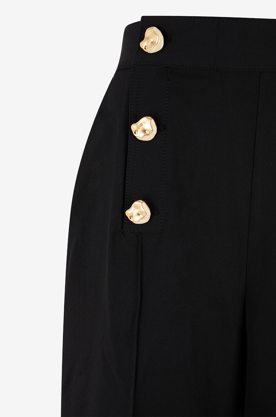 AJE Pantalon à pont large en crêpe Gabrielle Femme NOIR 3