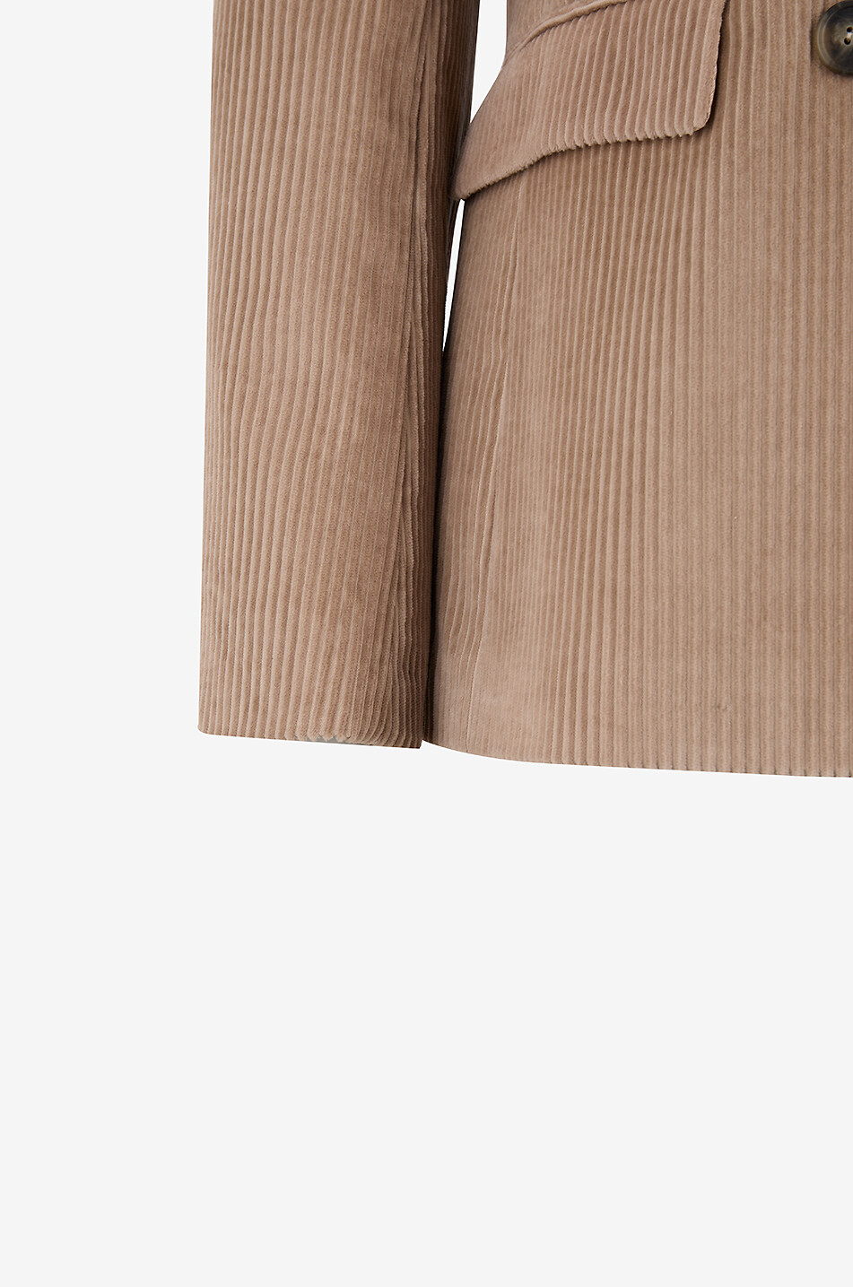 WEEKEND MAX MARA Katanga corduroy blazer with lapel collar Women BEIGE 3