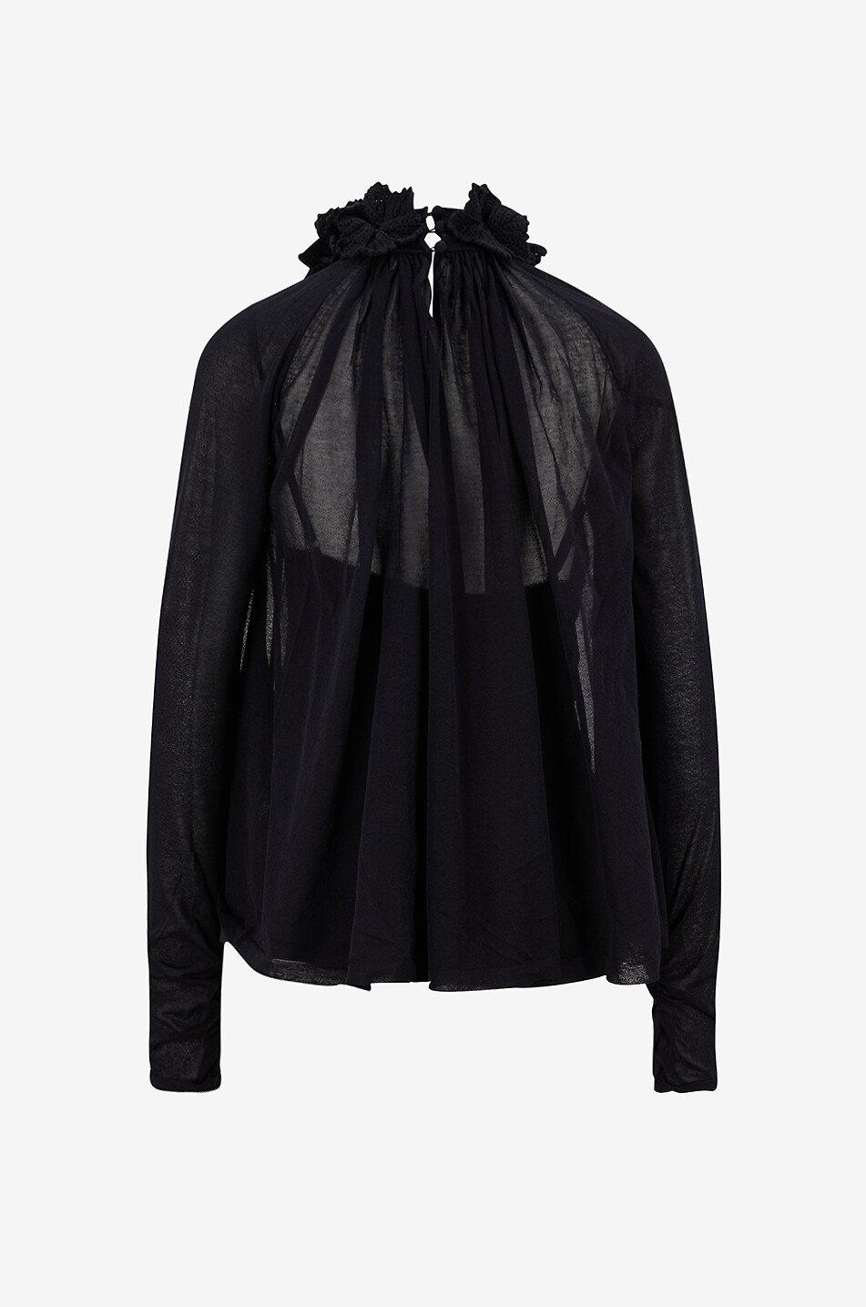 ZIMMERMANN Top à manches longues en jersey Hypnotic Femme NOIR 2