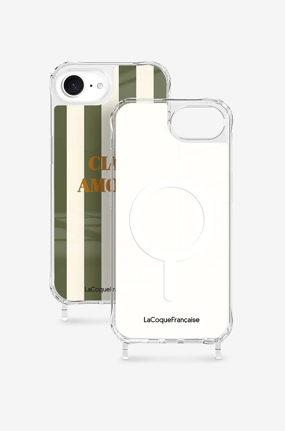 LA COQUE FRANCAISE Leather case for iPhone 15 Pro Women KHAKI 2