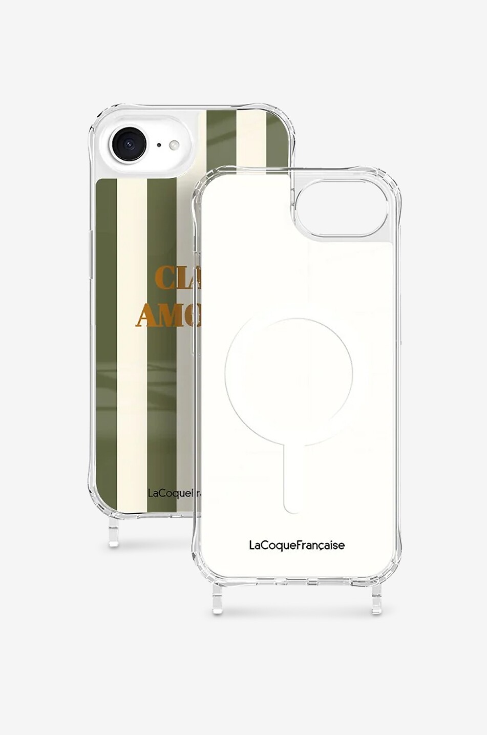 LA COQUE FRANCAISE Phone Case Ciao Amore for iPhone 16 Pro Women KHAKI 2