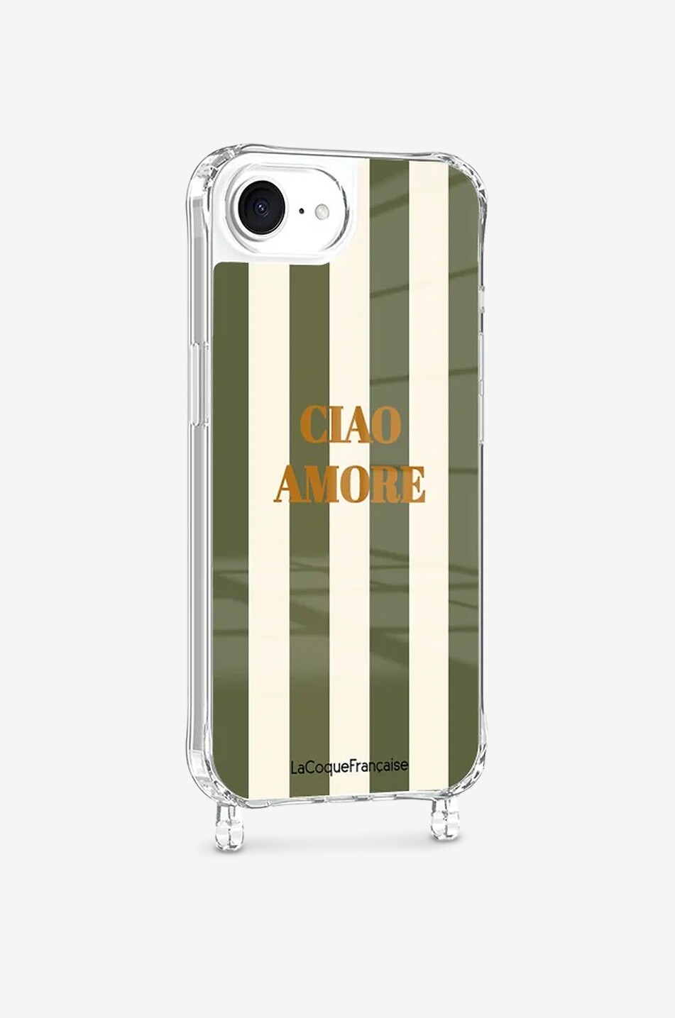 LA COQUE FRANCAISE Phone Case Ciao Amore for iPhone 16 Pro Women KHAKI 3