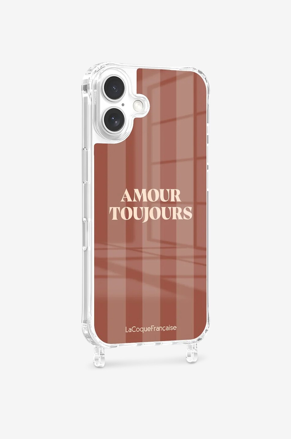 LA COQUE FRANCAISE Amour Toujours iPhone 16 phone case Women DARK ORANGE 1