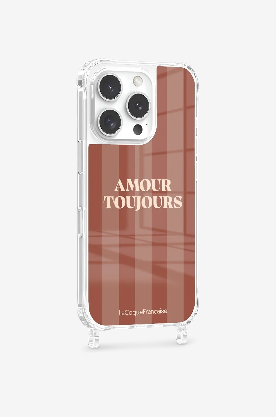 LA COQUE FRANCAISE Phone Case Amour Toujours for iPhone 16 Pro Women DARK ORANGE 1